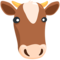 Cow Face emoji on Messenger